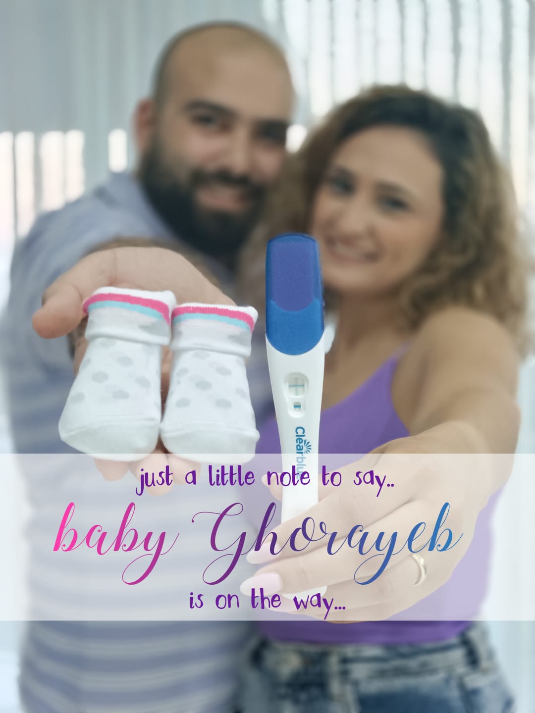 Pregnancy Reveal Picture🎉🥹👶